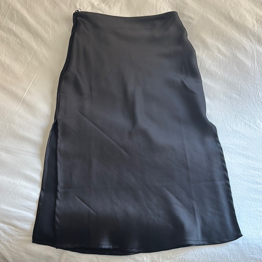 PRINCESS POLLY SATIN MIDI SKIRT